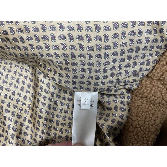 Free People We The Free Izzy Wrap Teddy Coat In Sand Size Small Tan Faux Sherpa - Picture 10 of 13